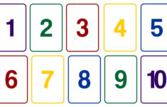 10 Best Printable Number Card 1 10 Printablee