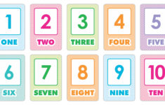 10 Best Printable Number Cards Printablee