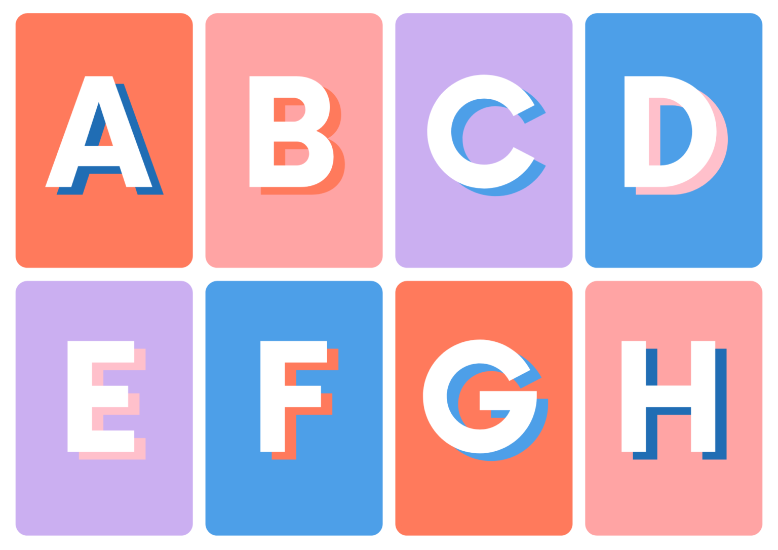 Alphabet Flash Cards Printable PDF | Printable Flash Cards