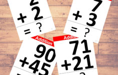 ADDITION Format X Y Flashcards Math Learning 40 Cards