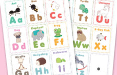 Alphabet Flash Cards printable PDF Download Etsy