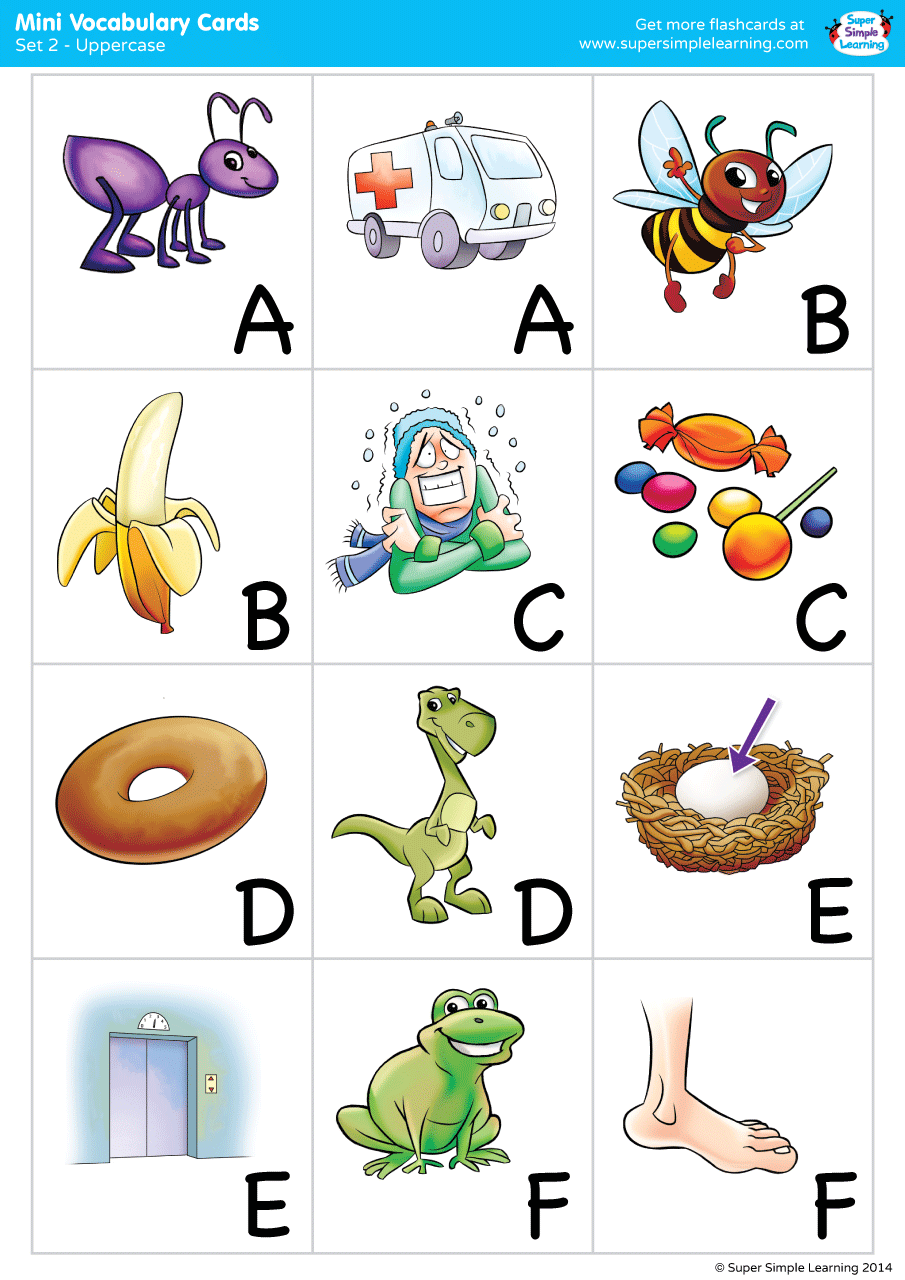 Printable Flash Cards For A 2 Year Old Printable Flash Cards