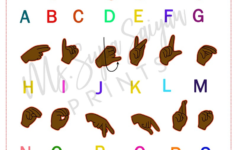 ASL Alphabet Flashcards Flash Cards ASL Flashcards Pre k Etsy In 2020