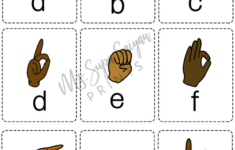 ASL Alphabet Flashcards Flash Cards ASL Flashcards Pre k Etsy In 2021