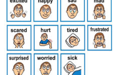 Emotion Flash Cards Children With Autism Often Have Difficulty In