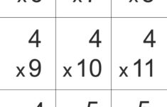 Flash Cards Homeschool Math Facts Printable Multiplication Etsy