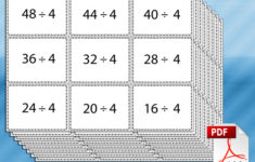 Free Division Flash Cards For Kids Printable PDF Tim s Printables