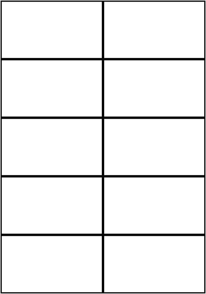 Single Rounded Flash Card Template Flash Card Template | Printable Flash Cards