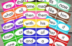 Free Printable Sight Words Flash Cards
