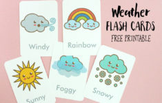Free Printable Weather Flash Cards Flash Cards Free Printable Flash