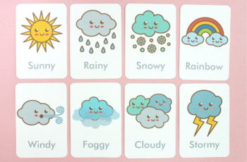 Printable Weather Flash Cards