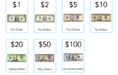 Free US Money Flashcards For Kids Totcards