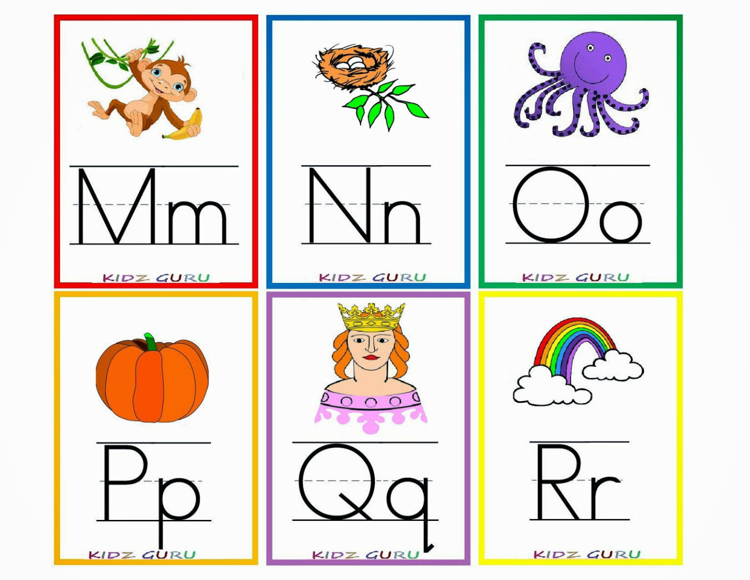 Printable Flash Cards For Preschool | Printable Flash Cards