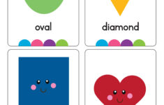 Llama Shape Flash Cards Shapes Vocabulary Kids Activities