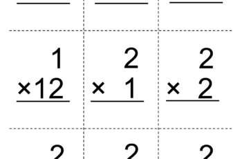 Flash Cards Printable Multiplication