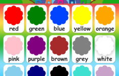 Poster Printable Flash Cards Color Flashcards Teaching Colors