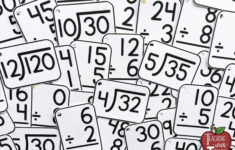 Printable Division Flash Cards division flashcards