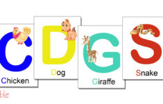 Printables Alphabet Flash Cards With Animals Printable PDF