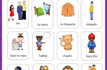 Flash Cards Printable En Espanol People