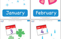 The Months Chant Flashcards Super Simple
