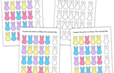 38 Easter Printable Activities For Preschoolers - Simply Full Of intended for Easter Peep Printable Lacing Cards