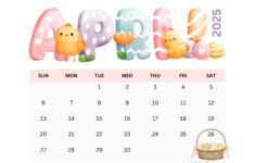 April 2025 Calendar Printables | Entheosweb inside Easter Printable Calendar Cards