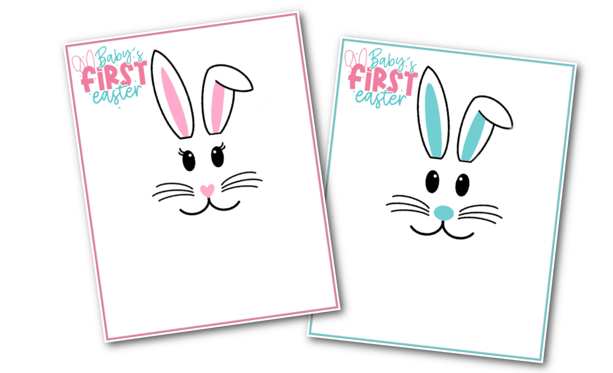 Baby&amp;#039;S First Easter Footprints (Free Printable) - Fun Money Mom in Free Printable Baby&amp;amp;#039;s First Easter Card