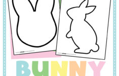 Bunny Template - Superstar Worksheets in Free Printable Bunny Templates For Easter Cards