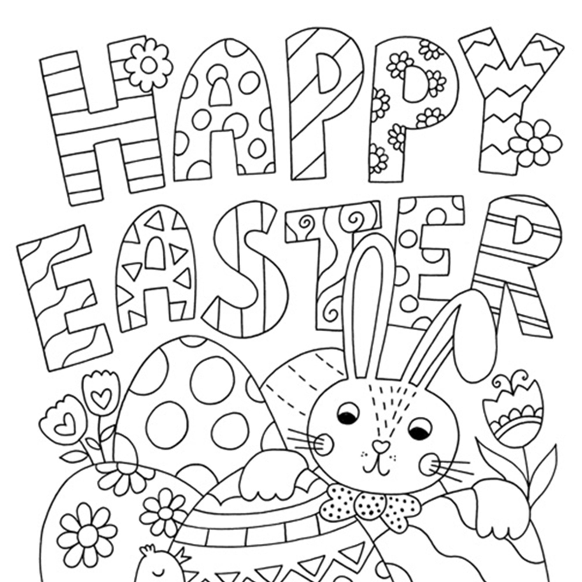 Buy Free Easter Card Colouring Download For Gbp 3.00 | Hobbycraft for Free Printable Easter Cards UK