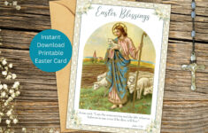 Catholic Easter Card, Printable Religious Easter Card, Easter in American Greetings Printable Easter Cards