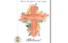 Christian Easter Card Digital Printable Christ The Lord Is Risen regarding Printable Easter Cards Christian