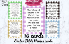 Easter Bible Verse Cards, Easter Christian Cards, Christian regarding Printable Easter Verses For Cards