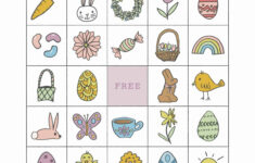 Easter Bingo - Childhood Magic intended for Easter Bingo Cards Printable