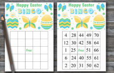 Easter Bingo Game,Happy Easter Bingo Cardsweetdesign inside Easter Printable Bingo Cards