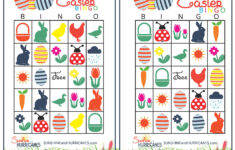Easter Bingo - Printable Easter Games pertaining to Printable Easter Bingo Cards For Kids