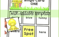 Easter Bingo Sight Words Objects And Number inside Free Printable Easter Bingo Cards Elementary Level
