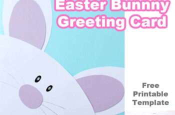 Printable Easter Bunny Card