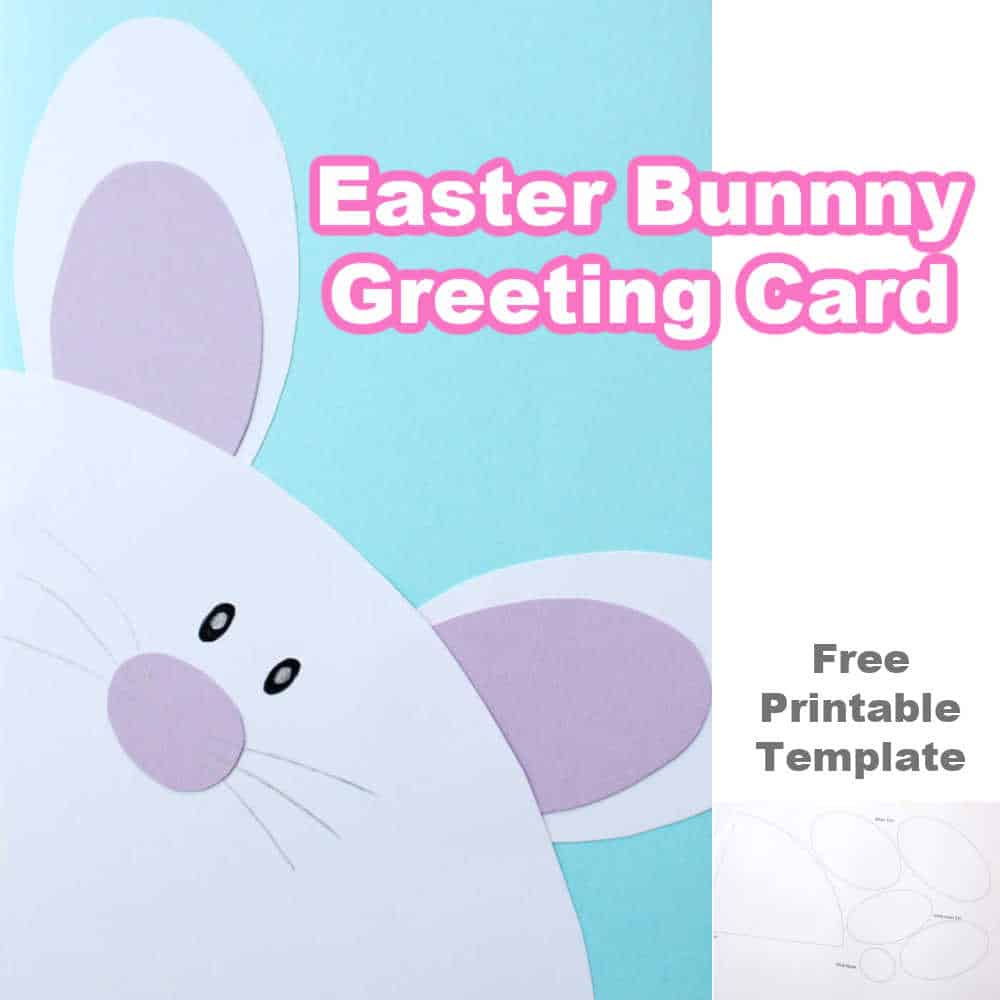 Easter Bunny Card - With Free Printable Templates - Emma Owl pertaining to Free Printable Easter Bunny Card