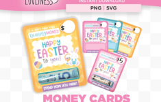 Easter Bunny Money Card Holders - Luvliness in Free Printable Easter Money Cards