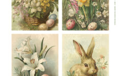 Easter Card Diy: Free Printable Kit! - The Graphics Fairy intended for 123 Free Printable Easter Cards