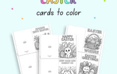 Easter Card Free Printables - The Artisan Life for Easter Cards 2025 Printable