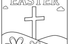 Easter Coloring Pages: 36 Free Printable Pdf Sheets For Kids for Religious Easter Card Templates Free Printable