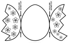 Easter Egg Card With Pattern | Free Printable Papercraft Templates with regard to Printable Easter Egg Card Template