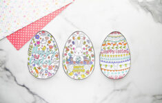 Easter Egg Cards (Free Printables) - The Best Ideas For Kids within Free Printable Easter Egg Cards