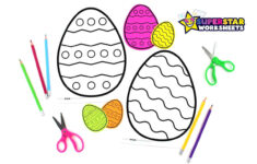 Easter Egg Template - Superstar Worksheets with Easter Egg Card Template Free Printable