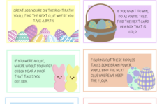 Easter Scavenger Hunt At Home | Signup pertaining to Easter Egg Hunt Clue Cards Printable