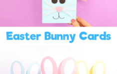 Easy Easter Bunny Cards - Arty Crafty Kids for Easter Bunny Card Template Printable