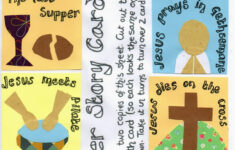 Flame: Creative Children'S Ministry: Easter Story Picture Card throughout Easter Story Cards Printable