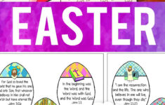 Free Bible Verse Cards For Easter with regard to Printable Easter Verses For Cards
