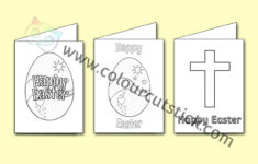 Free Easter Cards Pack (Vertical) - For Children, Kids, Toddlers for Free Printable Religious Easter Cards to Color